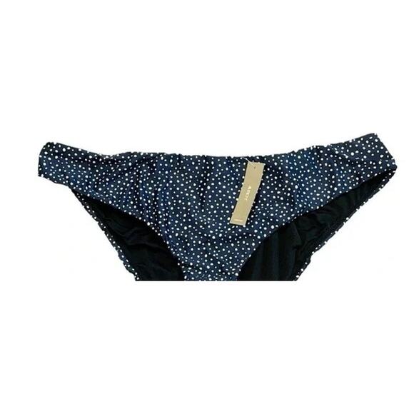 NWT J. Crew Christie Hipster Tiny Dot Bikini Swim Bottom XXL Navy Blue #3103 - Picture 3 of 15